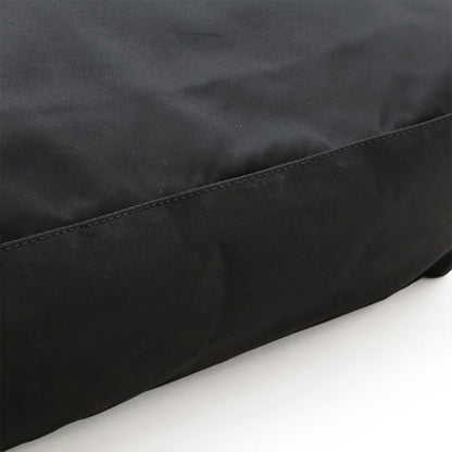 Prada Triangle Logo Tote Bag 2way Shoulder Bag Crossbody Nylon Leather Nero