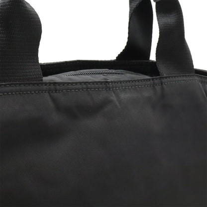 Prada Triangle Logo Tote Bag 2way Shoulder Bag Crossbody Nylon Leather Nero