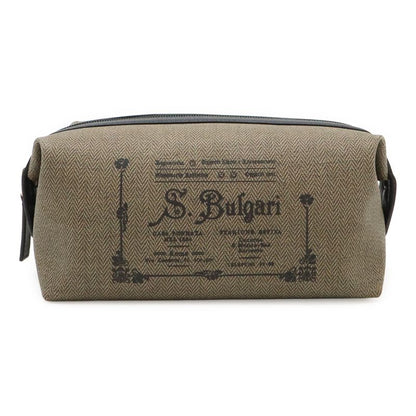 Bvlgari Collezione Multi Pouch Cosmetic Pouch Travel Pouch Second Bag PVC