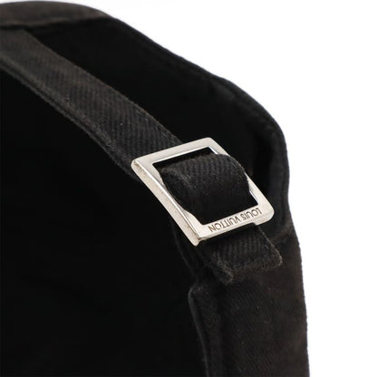 Louis Vuitton Cap LV Smash Hat Baseball Cap Logo Embroidery Cotton Canvas Black