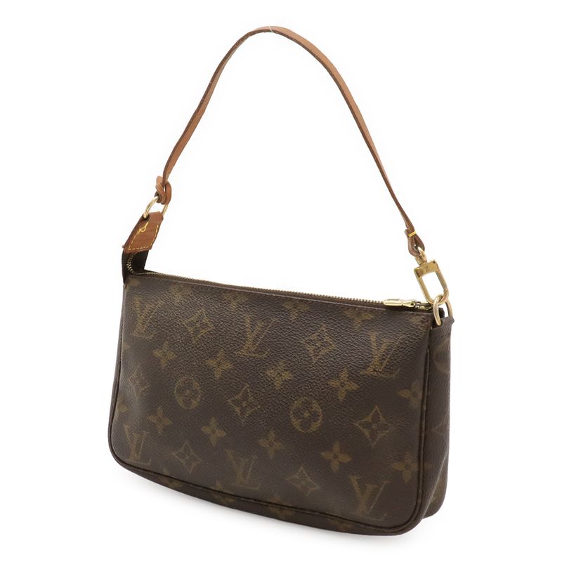Louis Vuitton Monogram Pochette Accessoire Accessory Pouch Handbag Party Bag