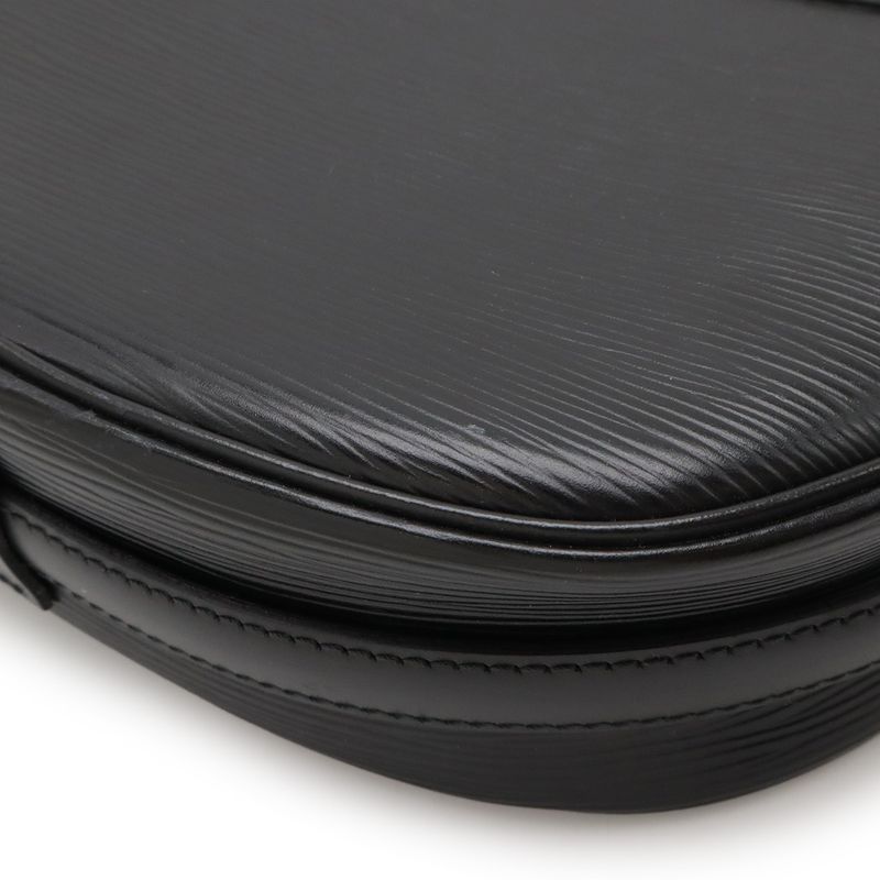 Louis Vuitton Epi Genefeuille Shoulder Bag Pochette Leather Noir Black Gold