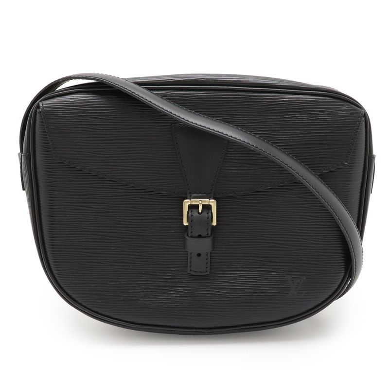 Louis Vuitton Epi Genefeuille Shoulder Bag Pochette Leather Noir Black Gold