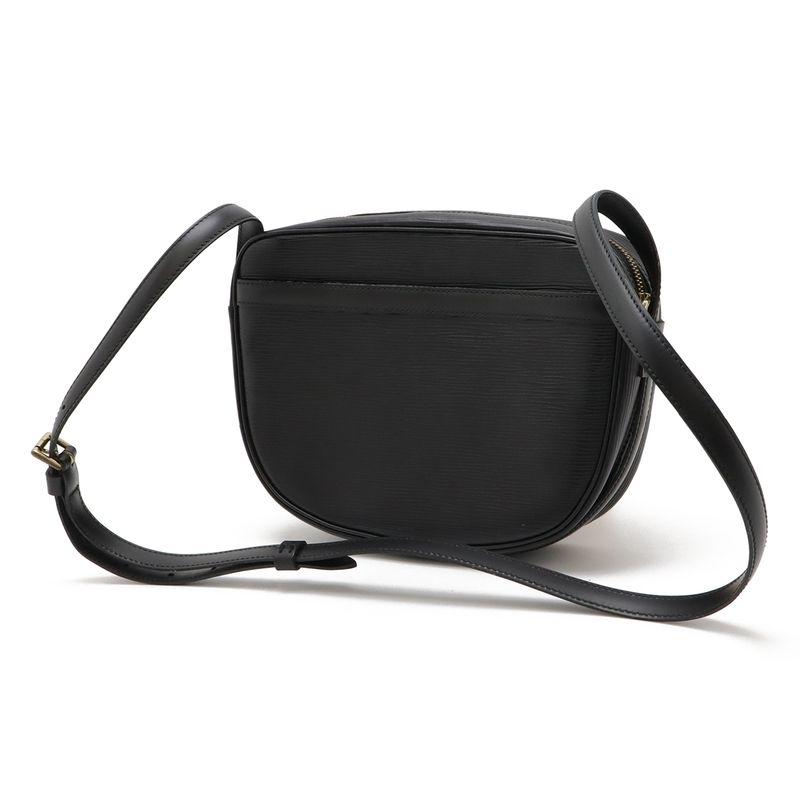 Louis Vuitton Epi Genefeuille Shoulder Bag Pochette Leather Noir Black Gold