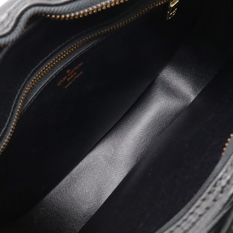 Louis Vuitton Epi Genefeuille Shoulder Bag Pochette Leather Noir Black Gold