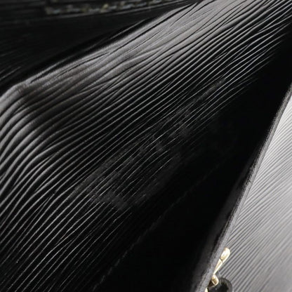 Louis Vuitton Epi Genefeuille Shoulder Bag Pochette Leather Noir Black Gold