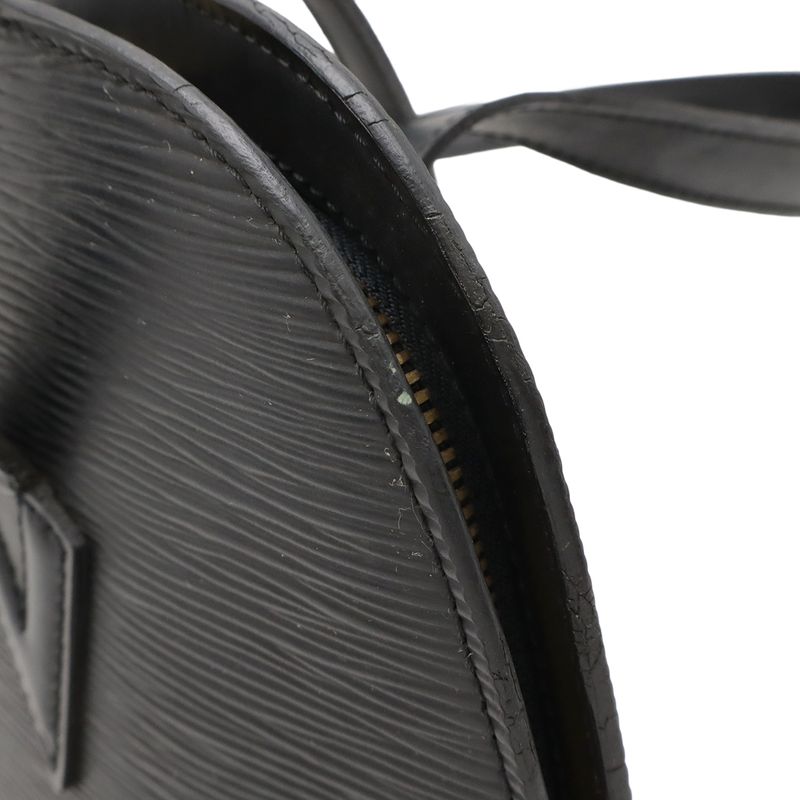 Louis Vuitton Epi Lu Sac Shoulder Bag Tote Bag Shoulder Tote Leather Noir Black