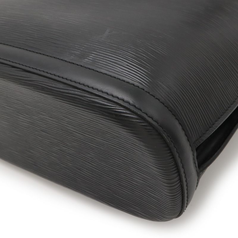 Louis Vuitton Epi Lu Sac Shoulder Bag Tote Bag Shoulder Tote Leather Noir Black