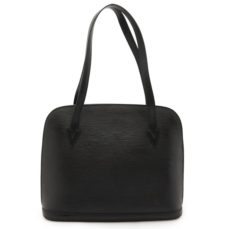 Louis Vuitton Epi Lu Sac Shoulder Bag Tote Bag Shoulder Tote Leather Noir Black