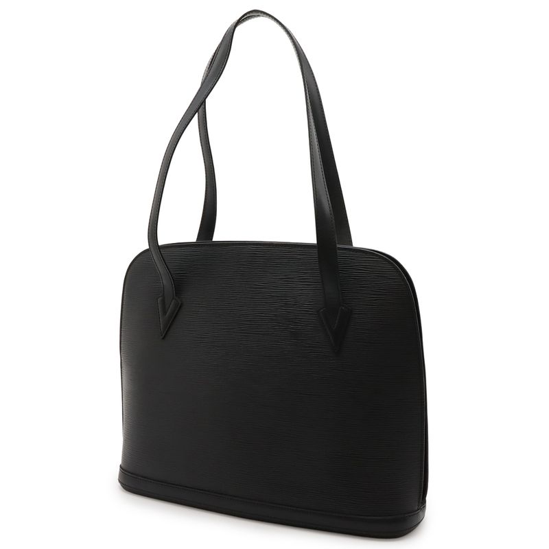 Louis Vuitton Epi Lu Sac Shoulder Bag Tote Bag Shoulder Tote Leather Noir Black