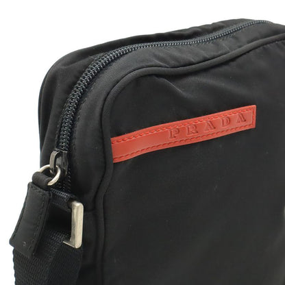 Prada Sport Line Shoulder Bag Shoulder Pouch Pochette Crossbody Nylon Nero