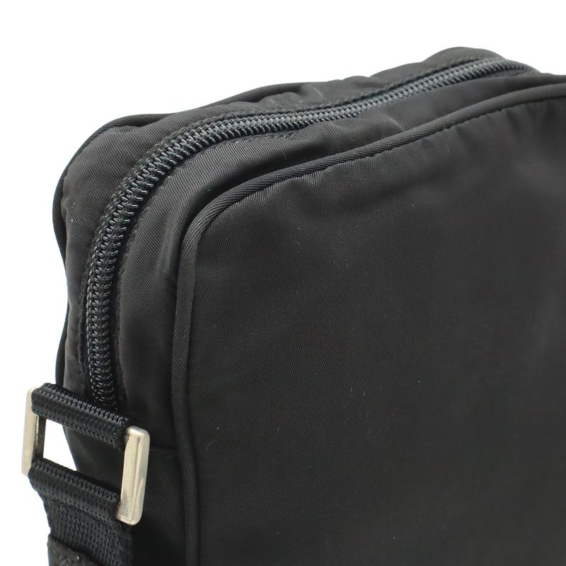 Prada Sport Line Shoulder Bag Shoulder Pouch Pochette Crossbody Nylon Nero