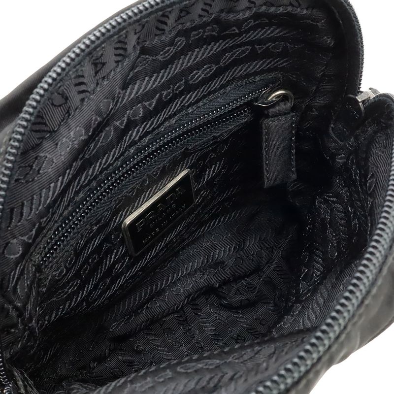 Prada Sport Line Shoulder Bag Shoulder Pouch Pochette Crossbody Nylon Nero