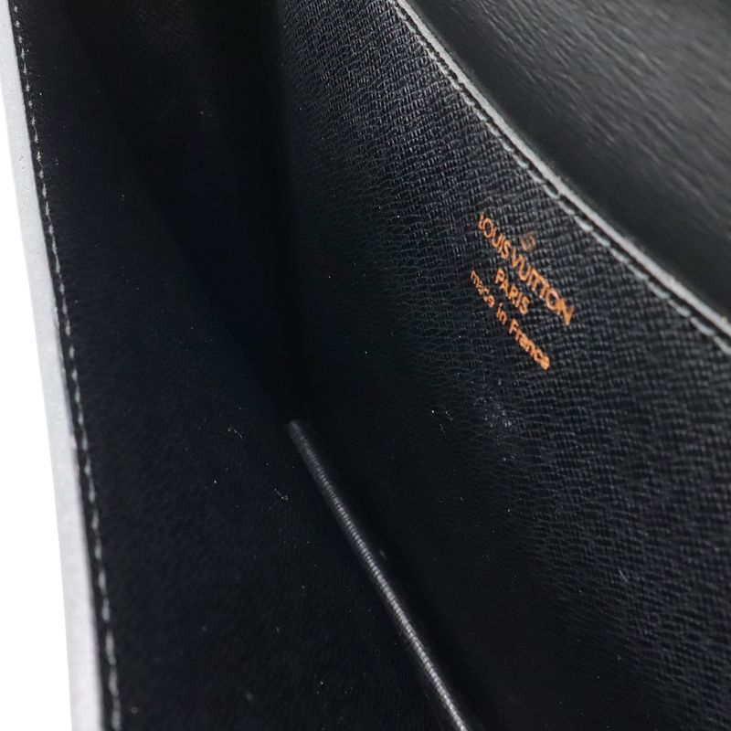 Louis Vuitton Epi Grenelle Shoulder Bag Crossbody 2way Clutch Bag Leather Noir