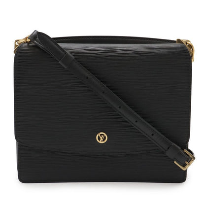 Louis Vuitton Epi Grenelle Shoulder Bag Crossbody 2way Clutch Bag Leather Noir