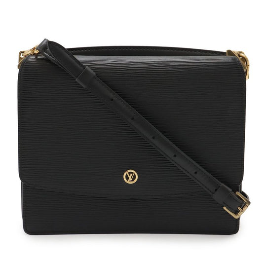 Louis Vuitton Epi Grenelle Shoulder Bag Crossbody 2way Clutch Bag Leather Noir