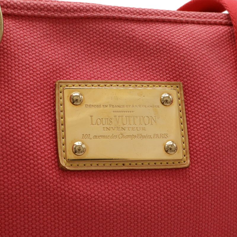 Louis Vuitton Antigua Line Cabas GM Tote Bag Shoulder Bag Studded Canvas Rose