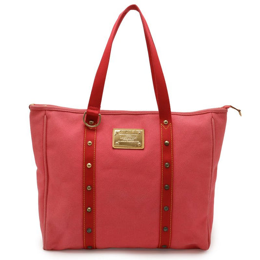 Louis Vuitton Antigua Line Cabas GM Tote Bag Shoulder Bag Studded Canvas Rose