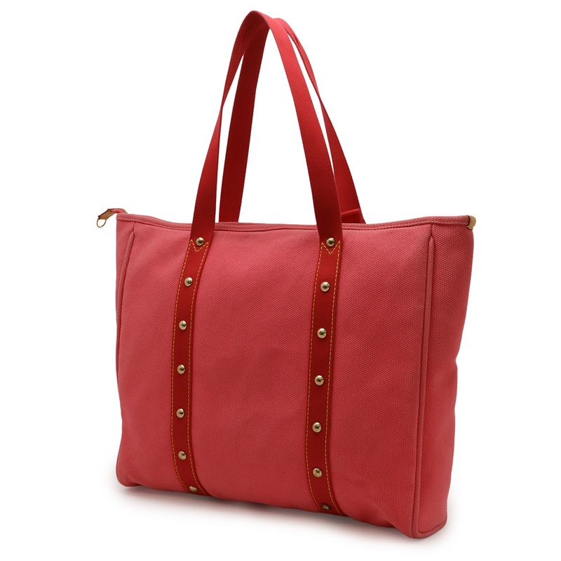 Louis Vuitton Antigua Line Cabas GM Tote Bag Shoulder Bag Studded Canvas Rose