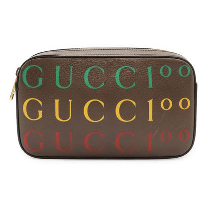 Gucci Logo Belt Bag Body Bag Waist Bag 2way Clutch Bag 100th Anniversary