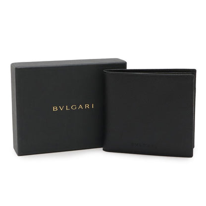 Bvlgari Bvlgari Class Ico Logo Bifold Wallet Bifold Wallet Grain Leather Black