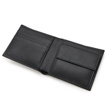 Bvlgari Bvlgari Class Ico Logo Bifold Wallet Bifold Wallet Grain Leather Black