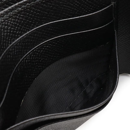 Bvlgari Bvlgari Class Ico Logo Bifold Wallet Bifold Wallet Grain Leather Black