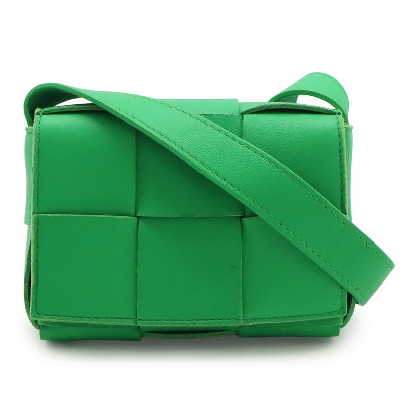 Bottega Veneta Maxi Intrecciato Candy Cassette Shoulder Bag Pochette Mini Bag