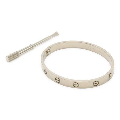 Cartier Love L?ve Love Bracelet Bangle 18k White Gold 750wg White Gold #16