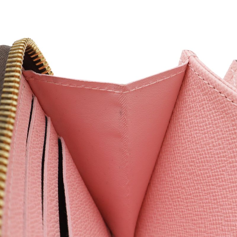 Louis Vuitton Damier Zippy Wallet Round Zipper Long Wallet Monogram Flower