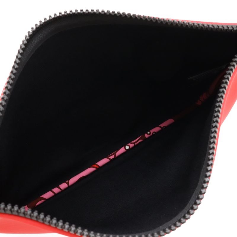 Hermes Neobain MM Multi Pouch Clutch Bag Second Bag Polyamide Elastane Red