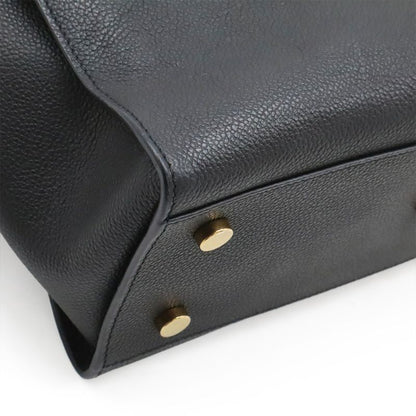 Saint Laurent Paris YSL Baby Downtown Handbag 2way Shoulder Bag Leather Black