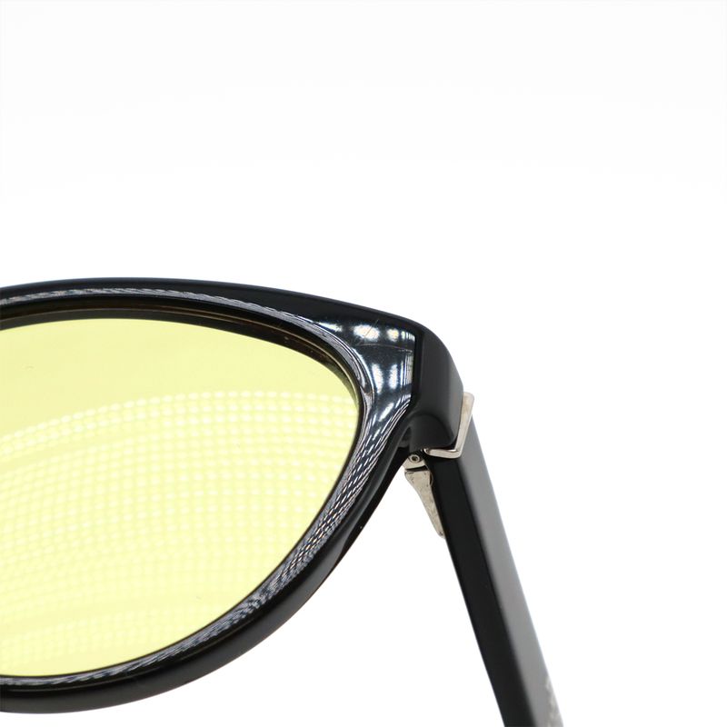 Prada Sunglass Es Eyewear Cat Eye Clear Yellow Black Silver Hardware 52?17 Vpr10p