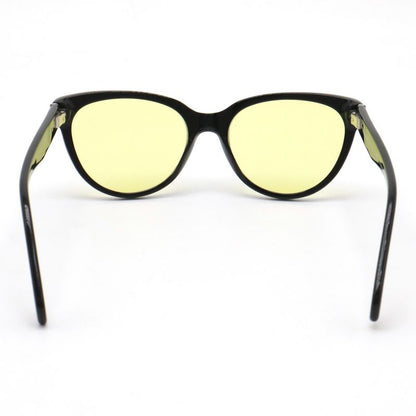 Prada Sunglass Es Eyewear Cat Eye Clear Yellow Black Silver Hardware 52?17 Vpr10p