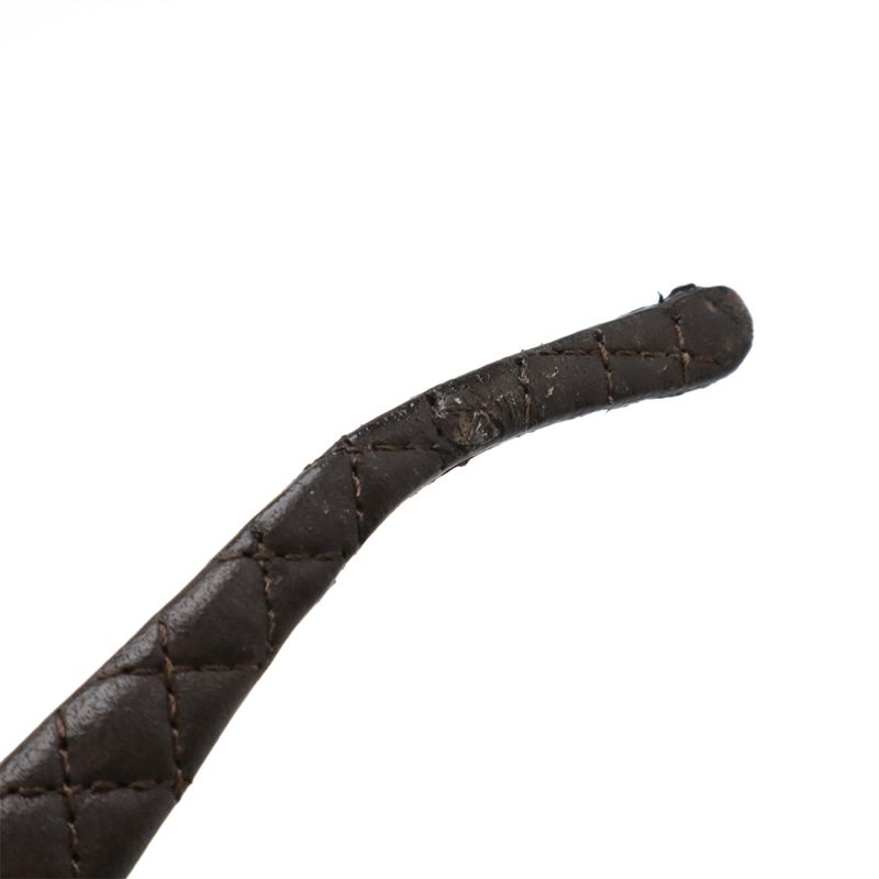 Chanel Coco Matelasse Sunglass Es Eyewear Leather Smo Cles Nz Black Brown Silver