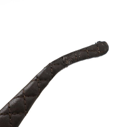 Chanel Coco Matelasse Sunglass Es Eyewear Leather Smo Cles Nz Black Brown Silver