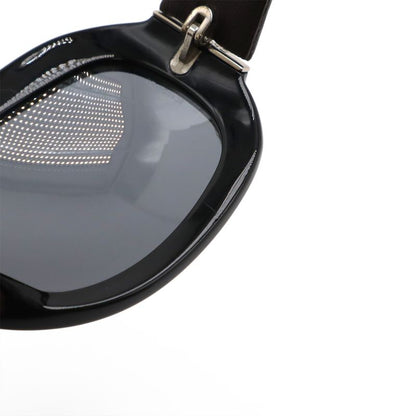 Chanel Coco Matelasse Sunglass Es Eyewear Leather Smo Cles Nz Black Brown Silver