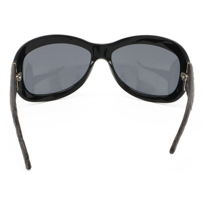 Chanel Coco Matelasse Sunglass Es Eyewear Leather Smo Cles Nz Black Brown Silver