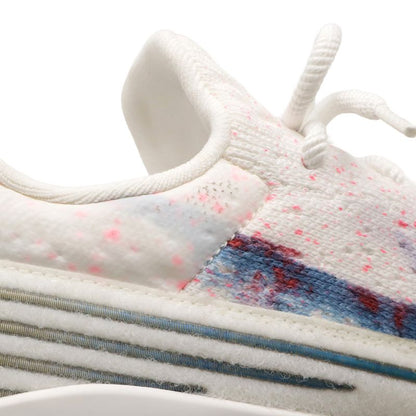Louis Vuitton Vnr Line Sneakers Fabric White Blue Pink #7 1 2 Size Approx 26cm