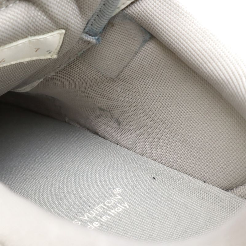 Louis Vuitton Rivoli Line Sneakers Low Cut Shoes Leather White #7 Size 26cm