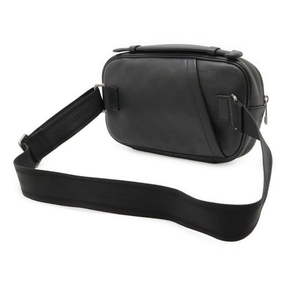Louis Vuitton Damier Infini Ambler Body Bag Waist Bag 2way Leather Onyx Black
