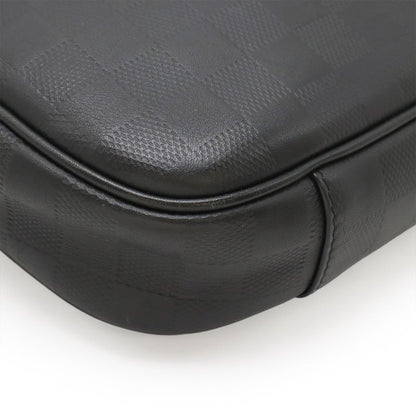 Louis Vuitton Damier Infini Ambler Body Bag Waist Bag 2way Leather Onyx Black