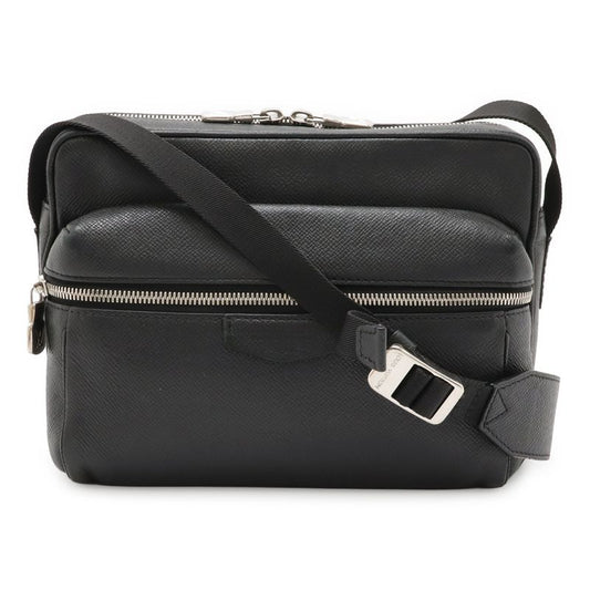 Louis Vuitton Taiga Outdoor Messenger PM Shoulder Bag Crossbody Ardoise Black