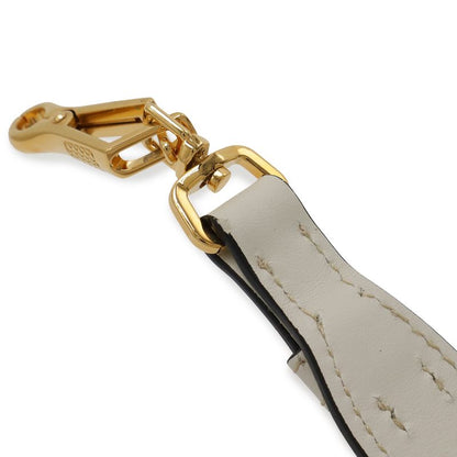 Prada Bibliotheque Tote Bag Shoulder Bag 2way City Calf Leather Talco Off White