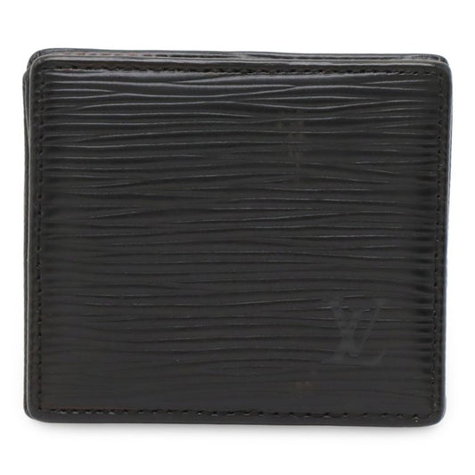 Louis Vuitton Epi Porte Monet Boite Coin Case Coin Purse Square Shape Leather