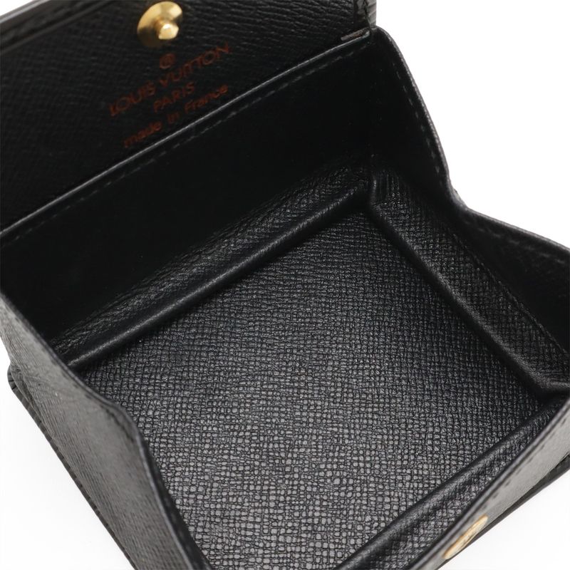 Louis Vuitton Epi Porte Monet Boite Coin Case Coin Purse Square Shape Leather