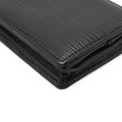 Louis Vuitton Epi Porte Monet Boite Coin Case Coin Purse Square Shape Leather