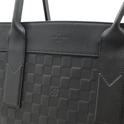 Louis Vuitton Damier Infini Cabas Voyage Tote Bag Shoulder Bag Leather Onyx