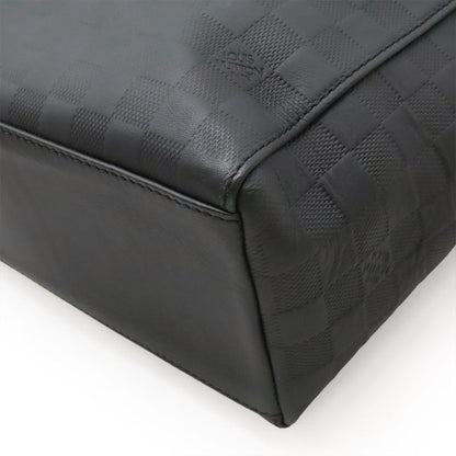 Louis Vuitton Damier Infini Cabas Voyage Tote Bag Shoulder Bag Leather Onyx