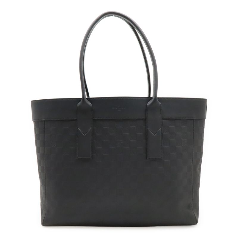 Louis Vuitton Damier Infini Cabas Voyage Tote Bag Shoulder Bag Leather Onyx